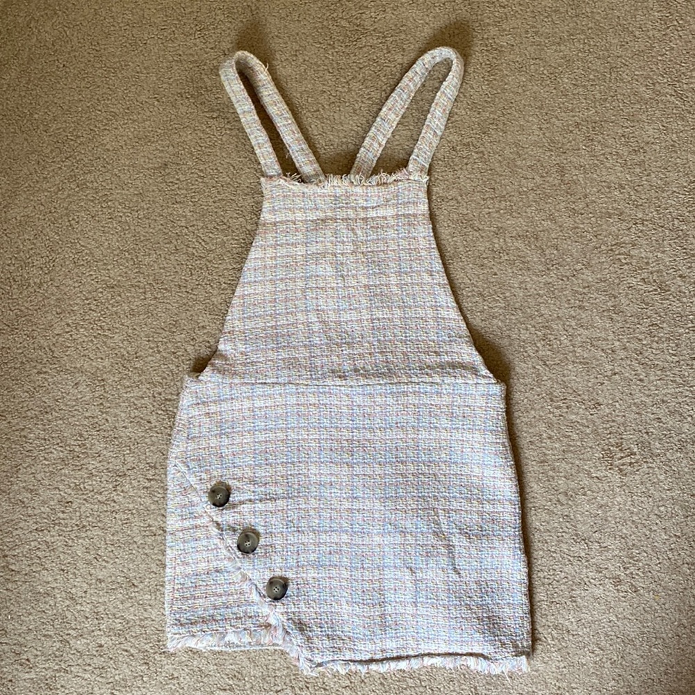 Zara Twill Overall Dress